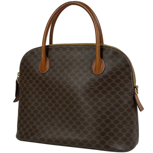 Celine Macadam Pattern Canvas Handbag Brown - Picture 1 of 8